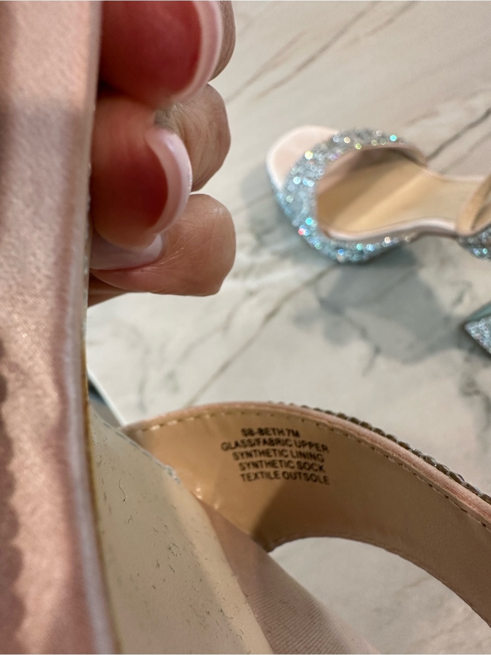 Betsey Johnson Crystal Embellished Platform Heels - Picture 7 of 9